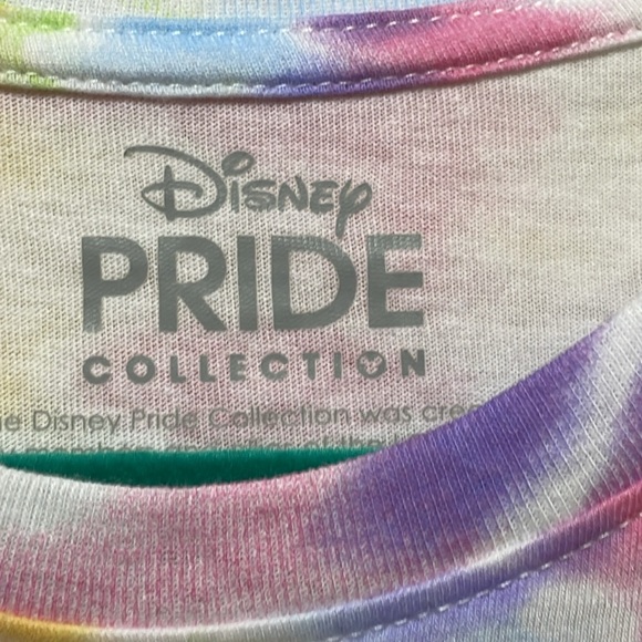 Disney Pride Women's Tie Dye Stitch Tee Shirt. Excellent Condition. Size L. - Picture 3 of 8
